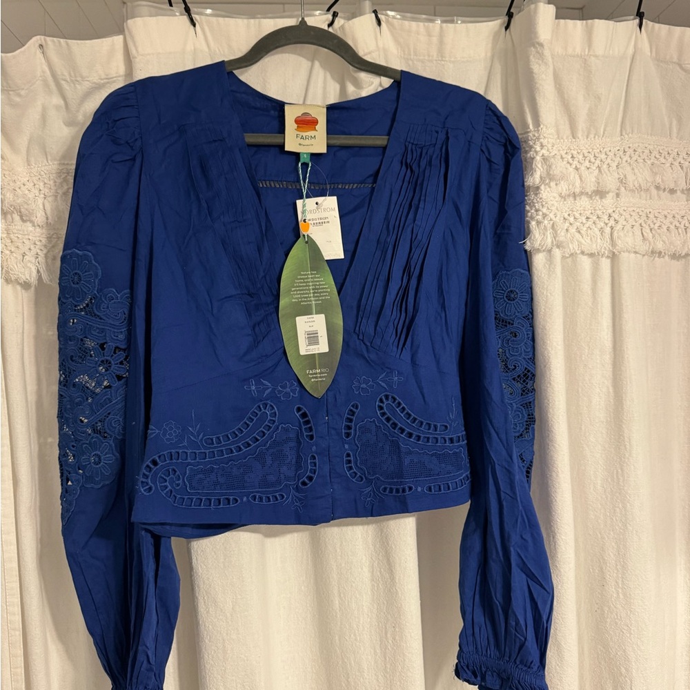 Farm Rio Embroidered Women's Top